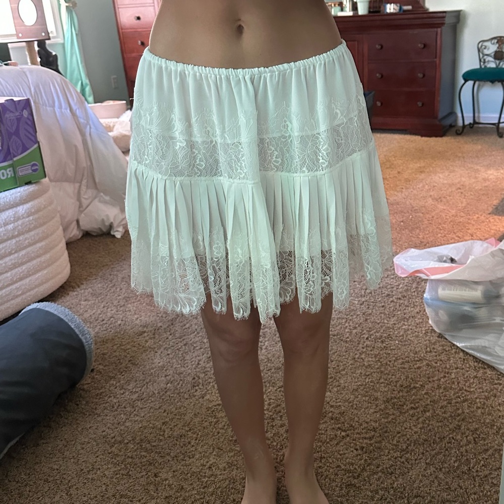 Free People Lace Skirt